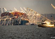 US City In “State Of Emergency” As Bridge Collapses Due To Ship Collision